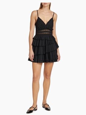 Sea Antonine Cotton blend ruffled minidress